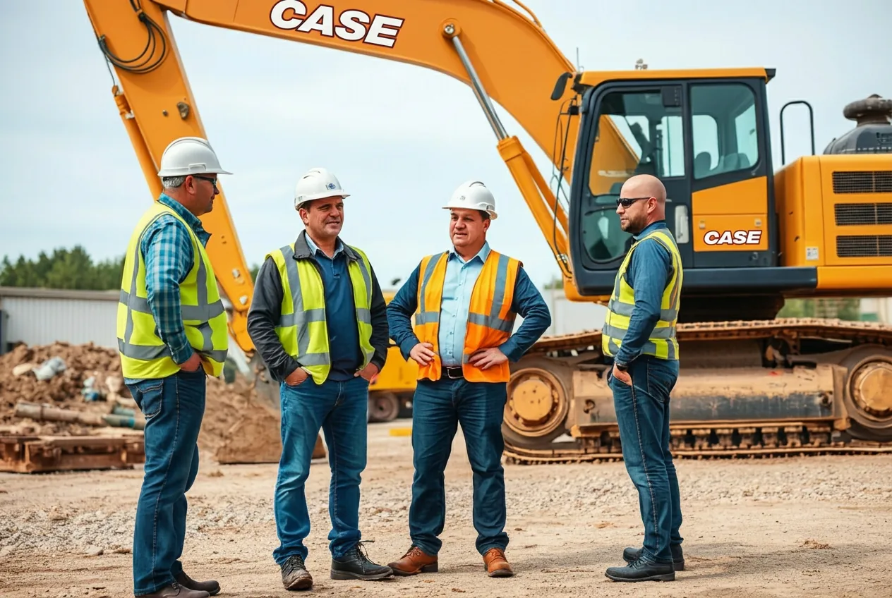 Équipe sur chantier